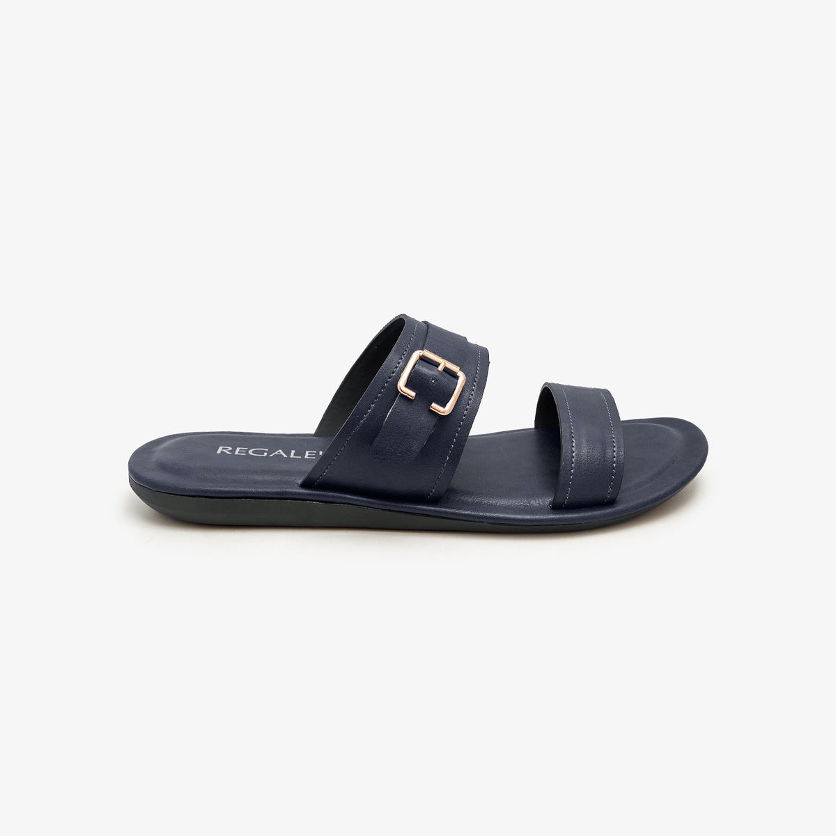 Buy NAVY Men's Side Buckle Chappals â ShoePlanet.pk