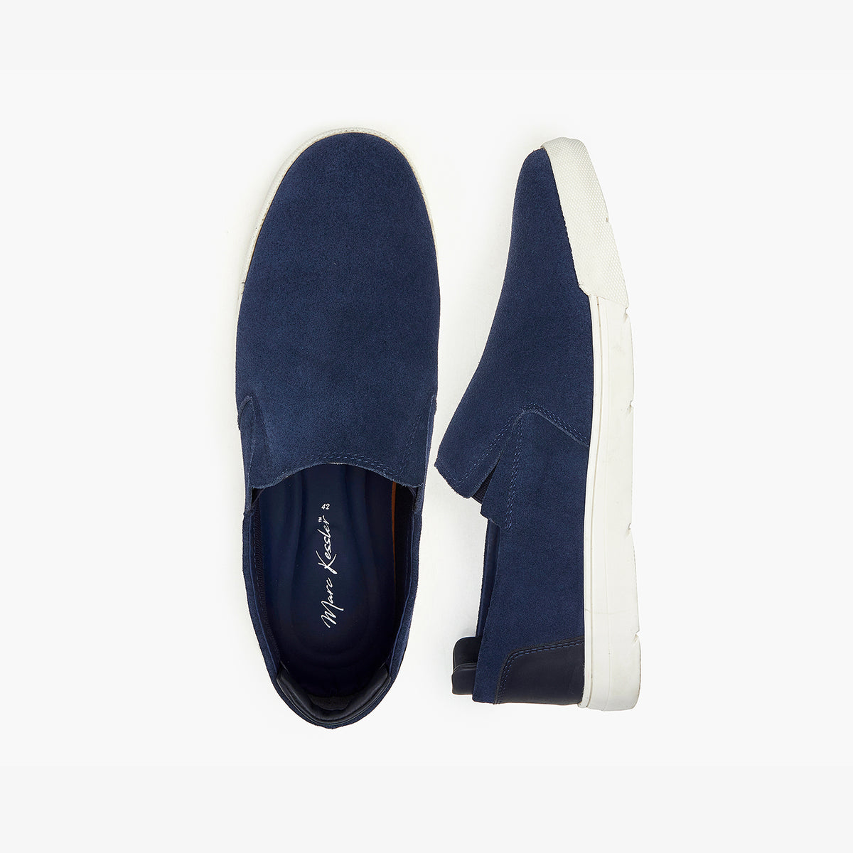 Buy BLUE SuedeMen'sSlipOns