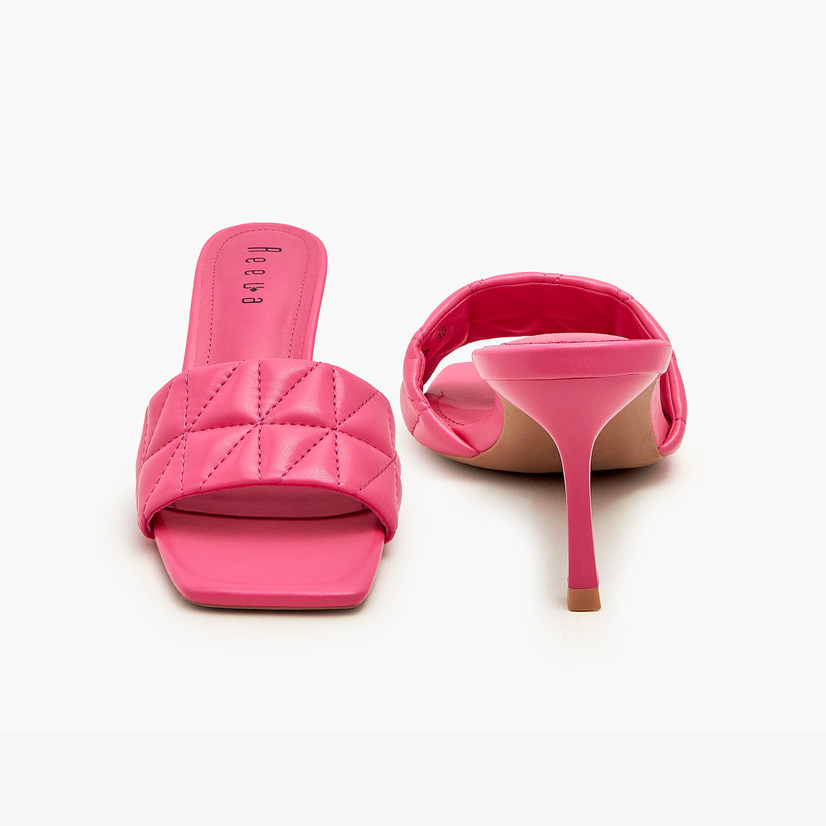 Buy PINK Quilted Heels